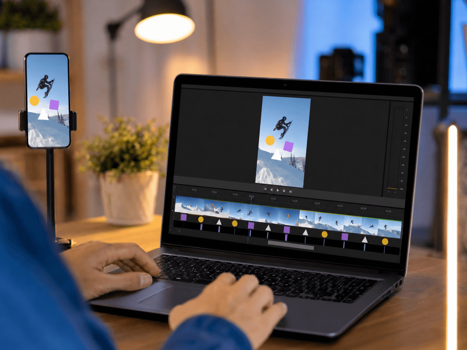 Social media video editing
